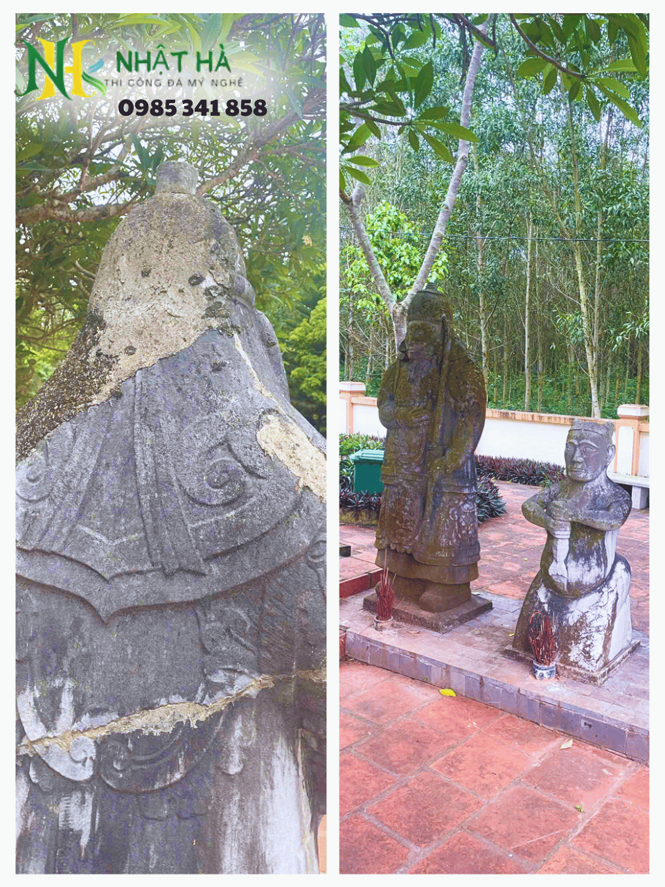 Đơn vị phục chế tượng Chuyên nghiệp - Tư vấn bảo quản sau phục chế - Đá Mỹ Nghệ Nhật Hà