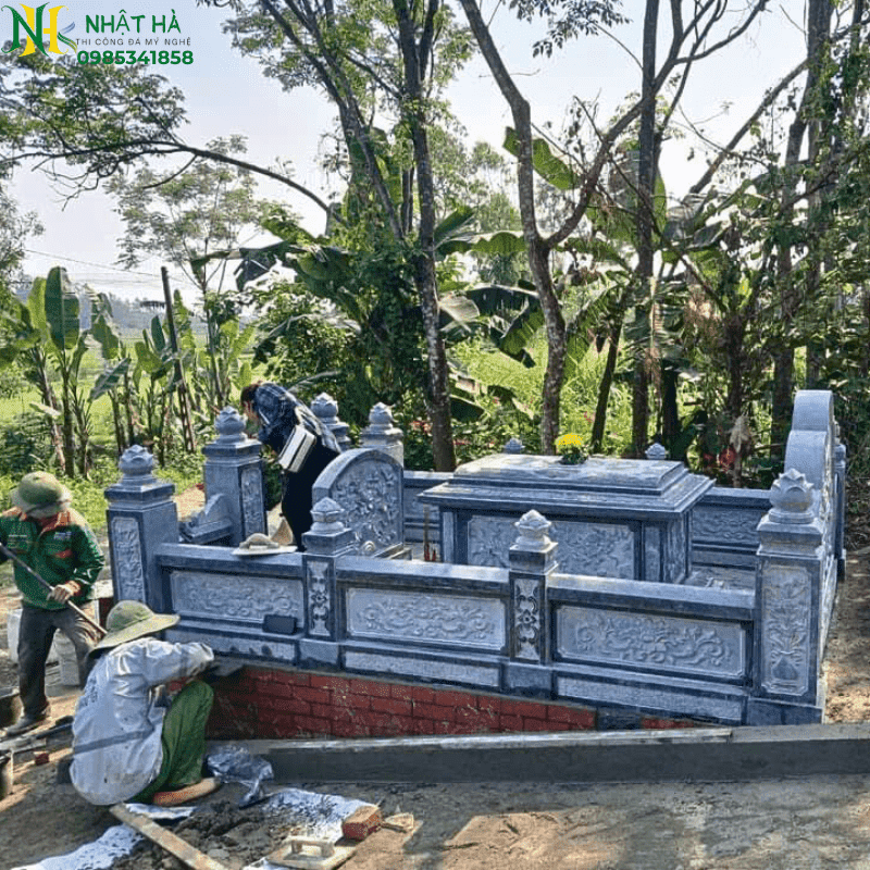 Chuẩn bị kỹ lưỡng trước khi thi công mộ đá Thanh Hóa